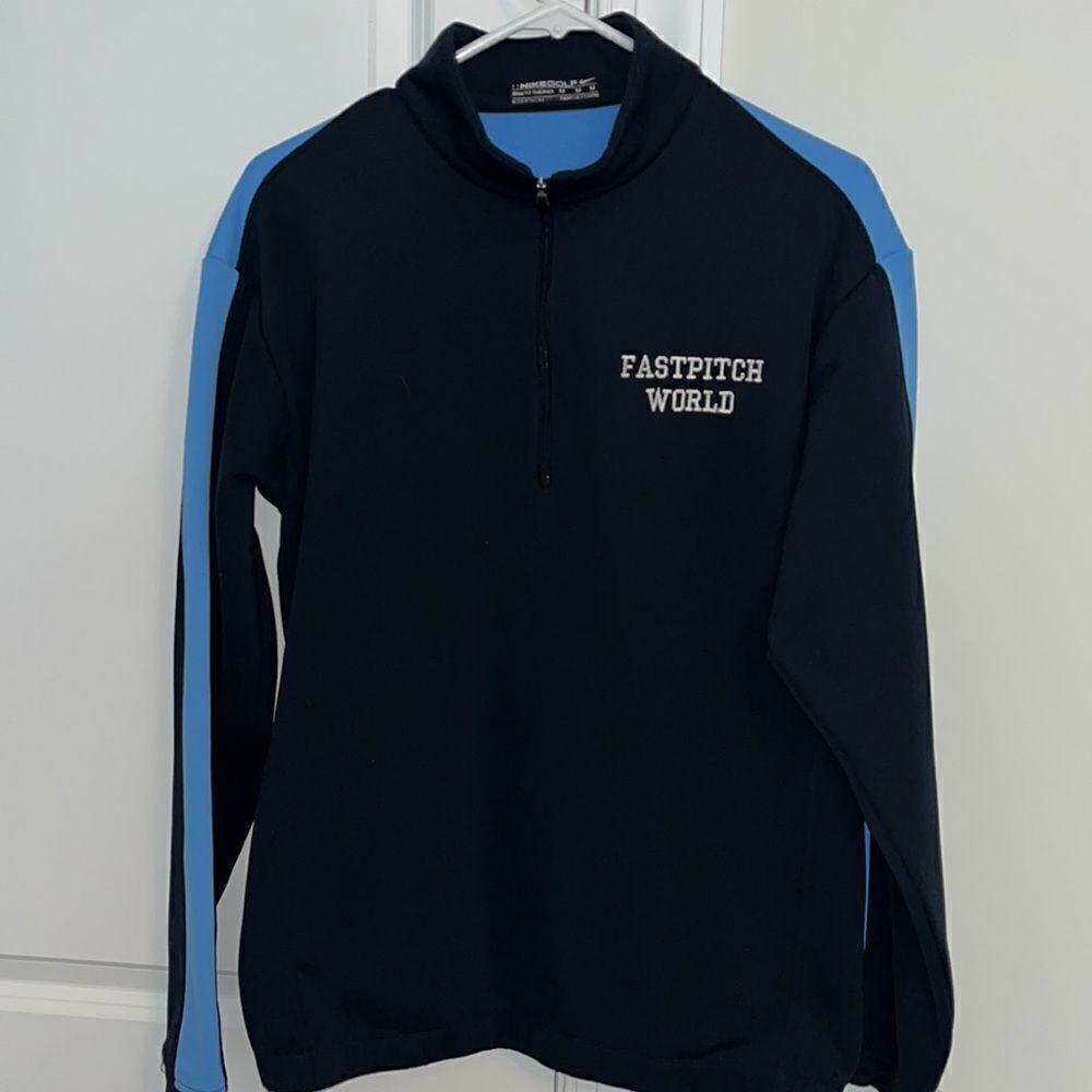 Nike USA elite select World Fastpitch Fast Pitch Pullover T neck golf sweatshirt